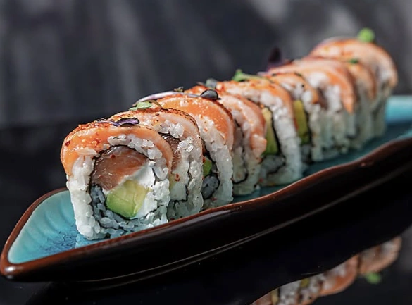 Sushi flambeado